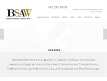 Tablet Screenshot of bsawlaw.com